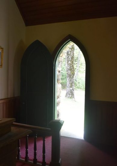 Side entrance to chapel