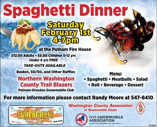 Northern Washington County Trailblazers Spaghetti Dinner